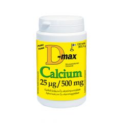 D-max 25 mikrog Calcium 120 tabl
